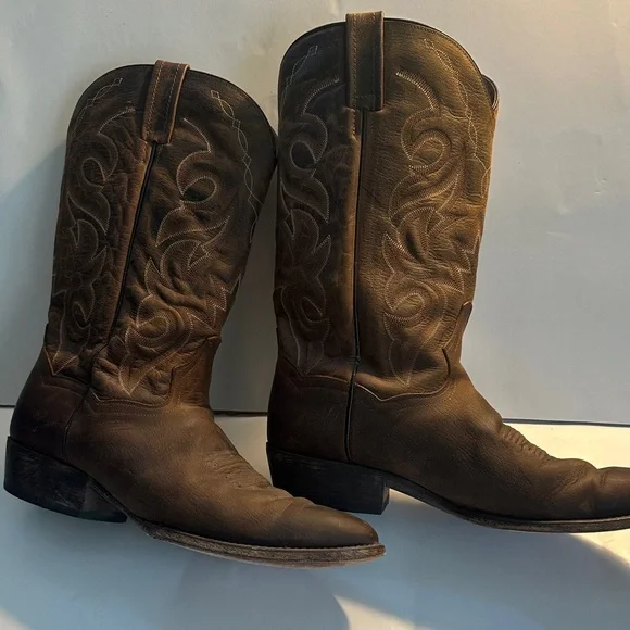 Dan Post Dark Brown Western Boots - Picture 5 of 5